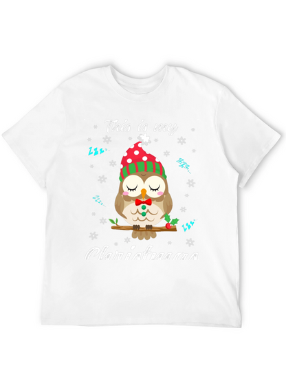 Cute Owl Christmas T-Shirt: Cozy Holiday Style