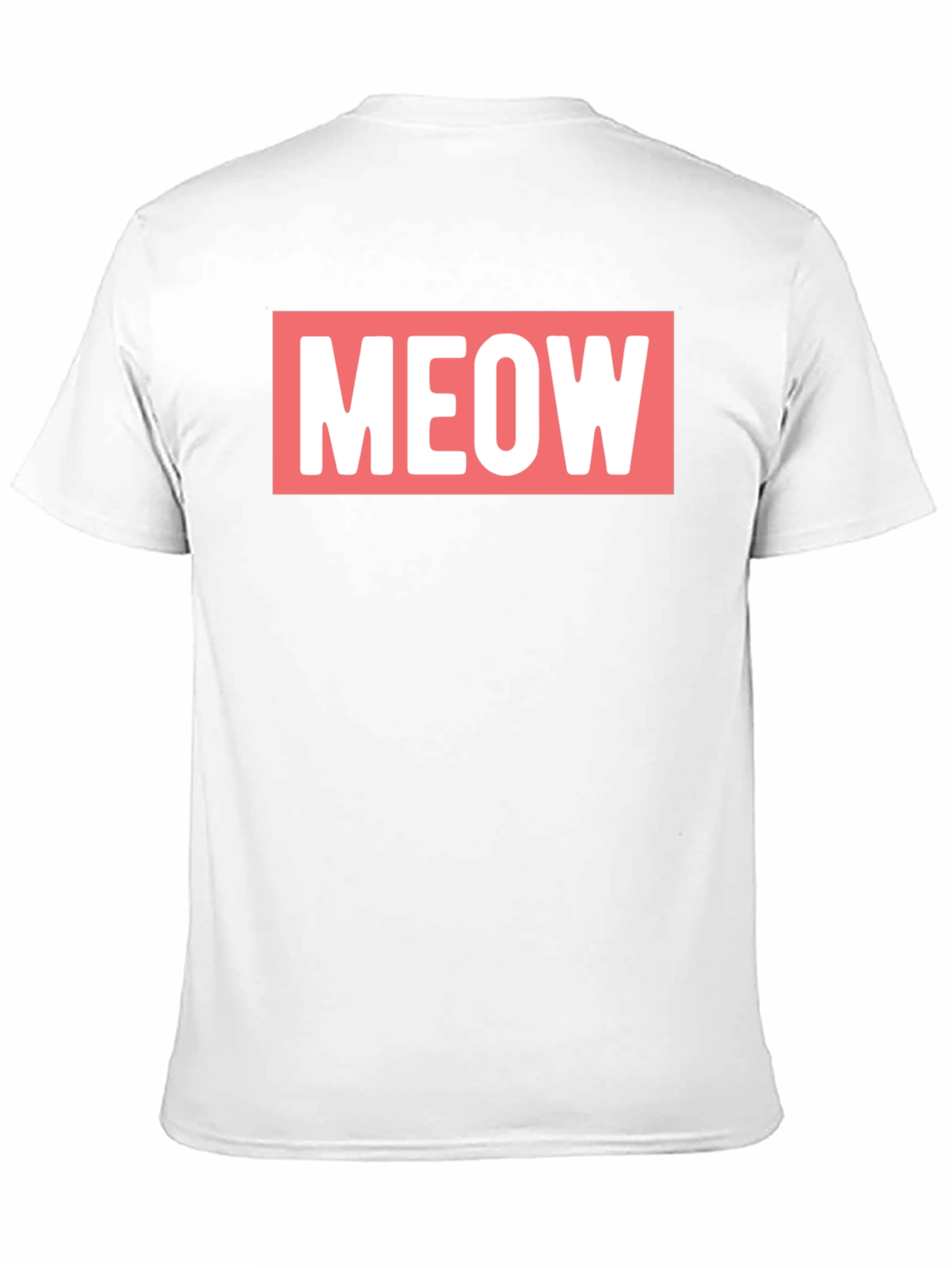 Meow Graphic Tee - Black Cotton T-Shirt