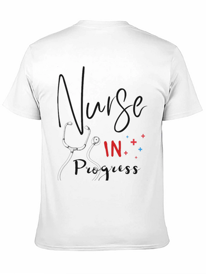 Nurse in Progress Black T-Shirt