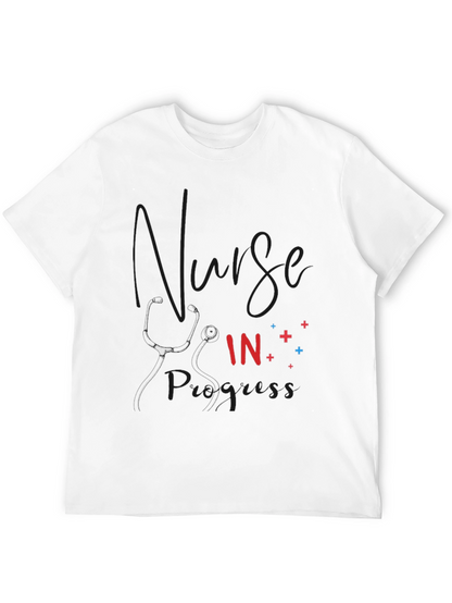 Nurse in Progress Black T-Shirt