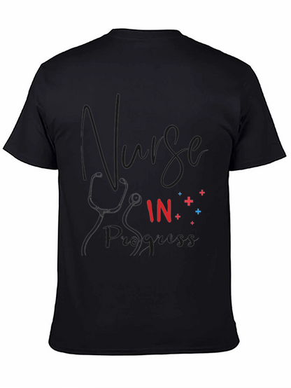 Nurse in Progress Black T-Shirt