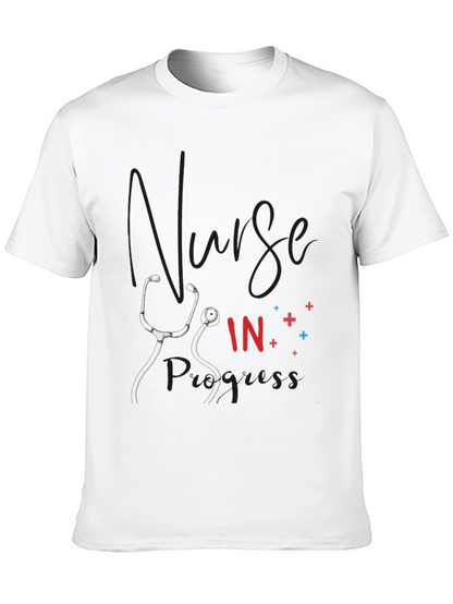Nurse in Progress Black T-Shirt