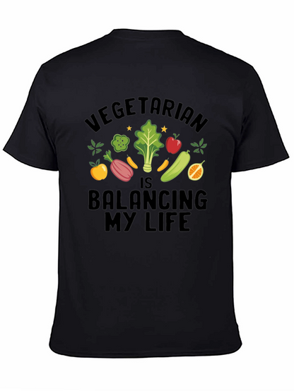 Vegetarian Balancing My Life T-Shirt