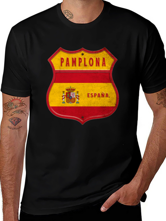 Pamplona Espana Shield T-Shirt