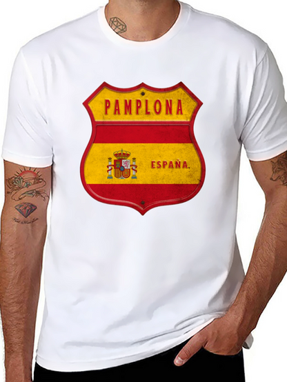Pamplona Espana Shield T-Shirt