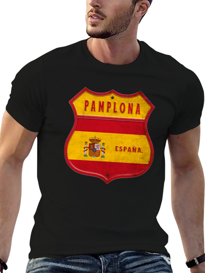 Pamplona Espana Shield T-Shirt