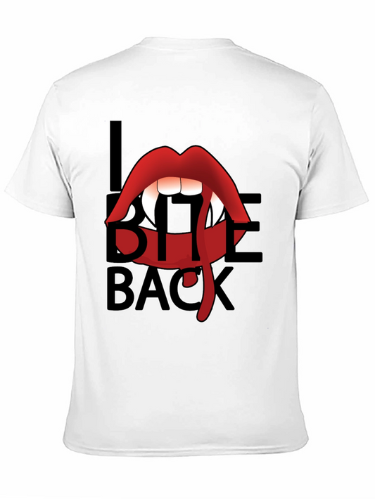 I Bite Back Vampire Lips T-Shirt