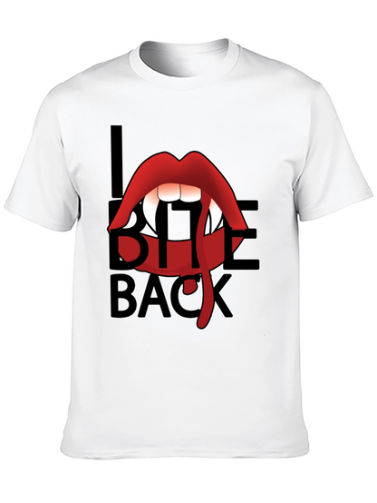 I Bite Back Vampire Lips T-Shirt