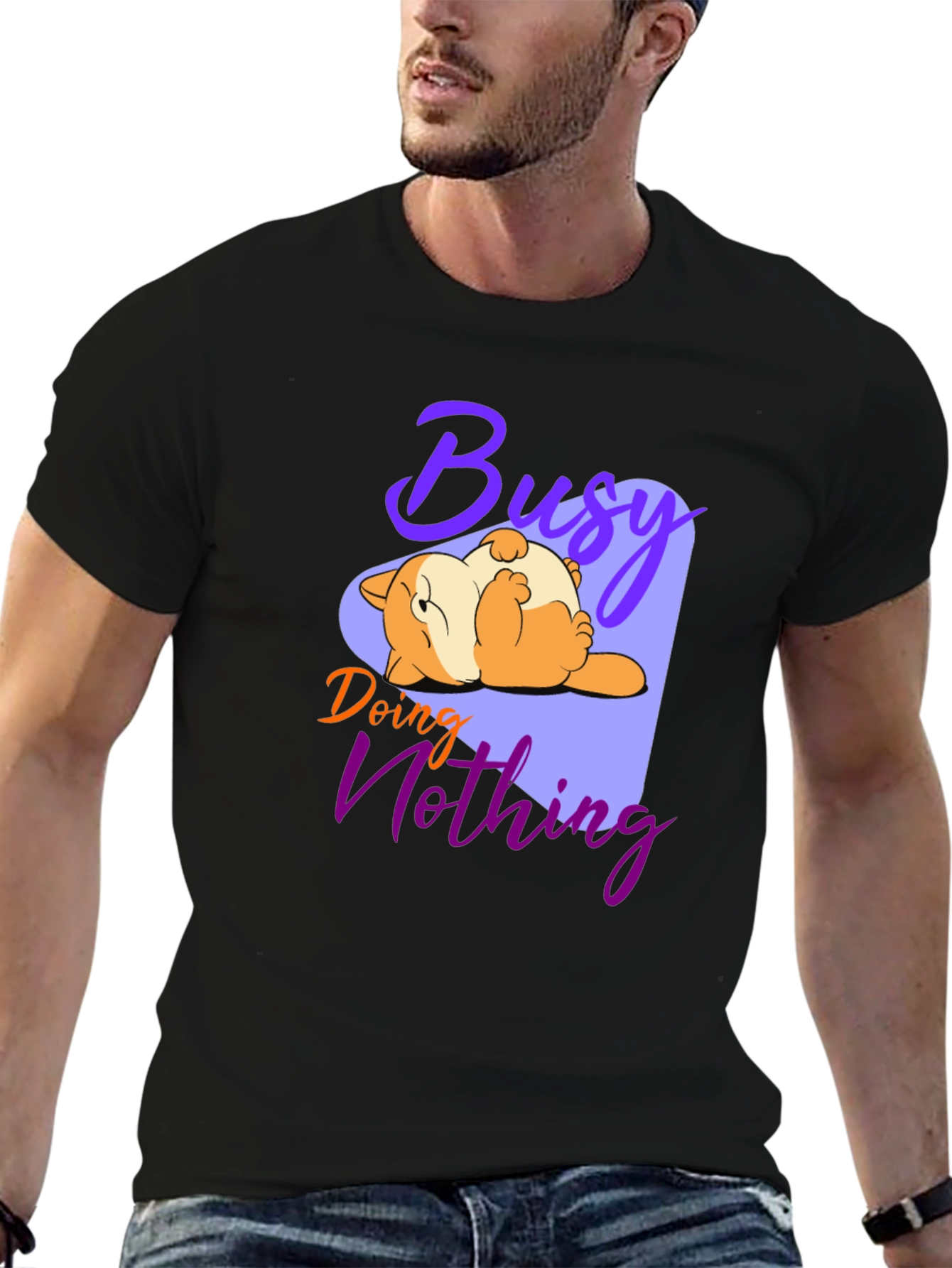 Busy Doing Nothing Graphic Tee