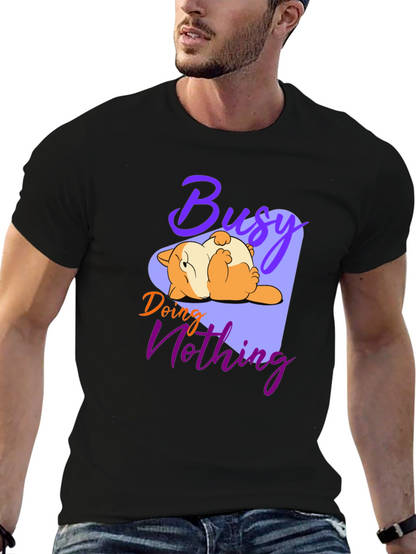 Busy Doing Nothing Graphic Tee
