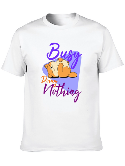 Busy Doing Nothing Graphic Tee