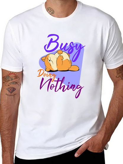 Busy Doing Nothing Graphic Tee