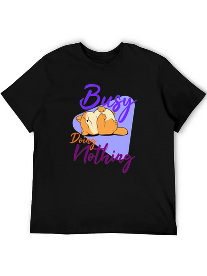 Busy Doing Nothing Graphic Tee