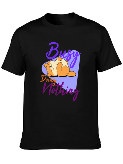 Busy Doing Nothing Graphic Tee