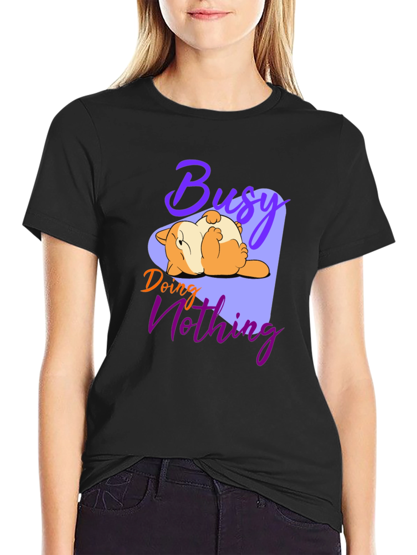 Busy Doing Nothing Graphic Tee