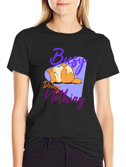 Busy Doing Nothing Graphic Tee