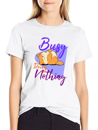 Busy Doing Nothing Graphic Tee