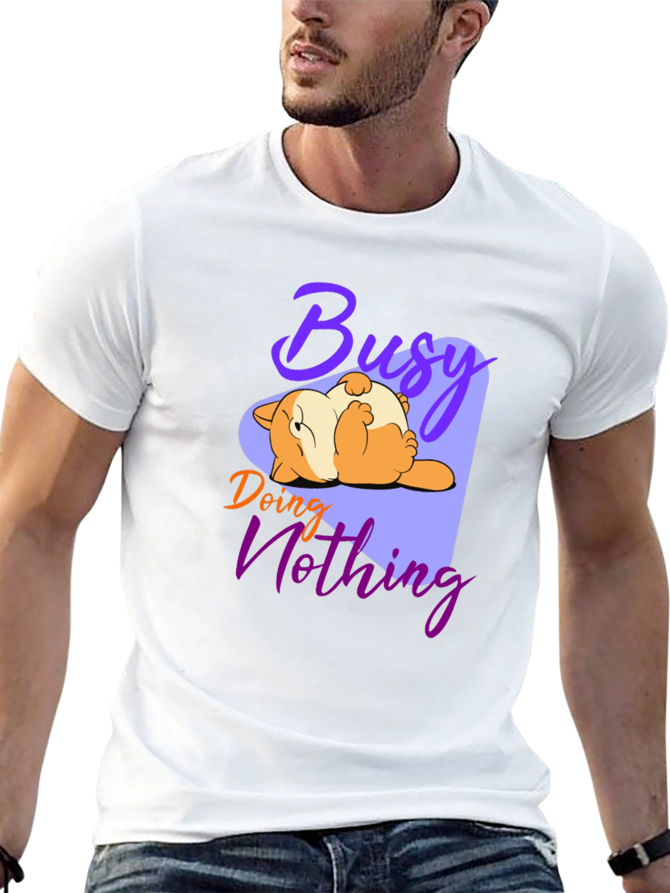 Busy Doing Nothing Graphic Tee
