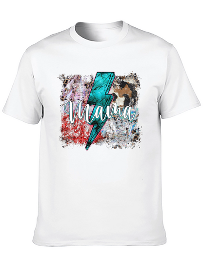 Mama Lightning Bolt Graphic Tee