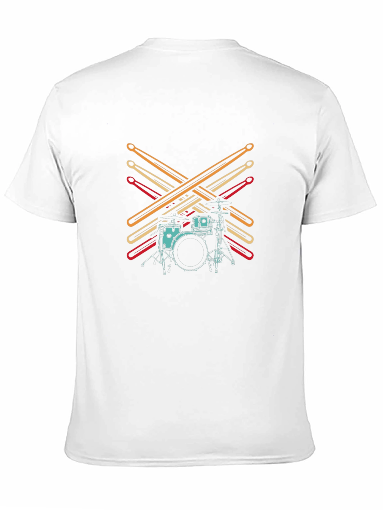 Drum Kit Graphic Tee - Musician Style