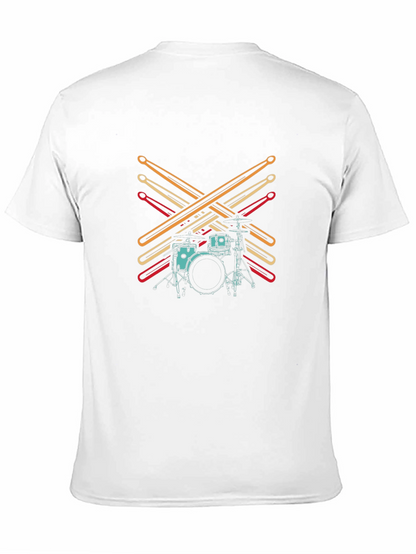 Drum Kit Graphic Tee - Musician Style