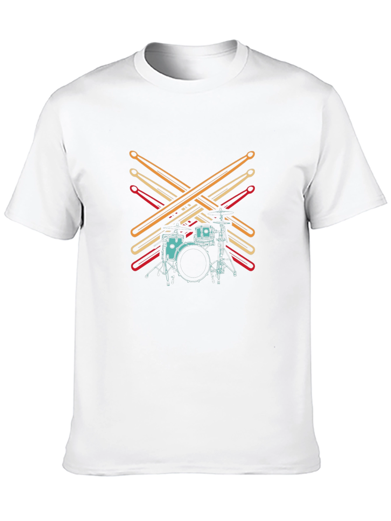 Drum Kit Graphic Tee - Musician Style