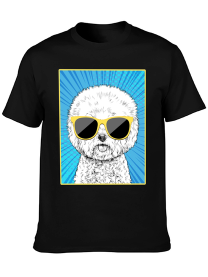Cool Dog Graphic Tee - Unisex Cotton T-Shirt