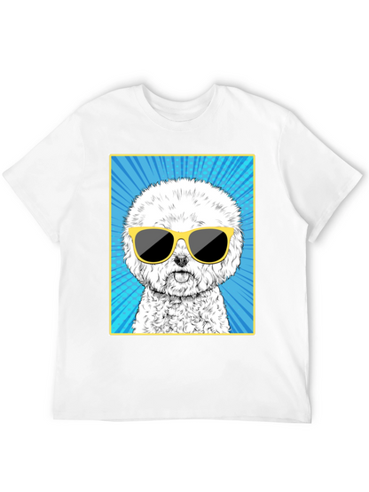 Cool Dog Graphic Tee - Unisex Cotton T-Shirt