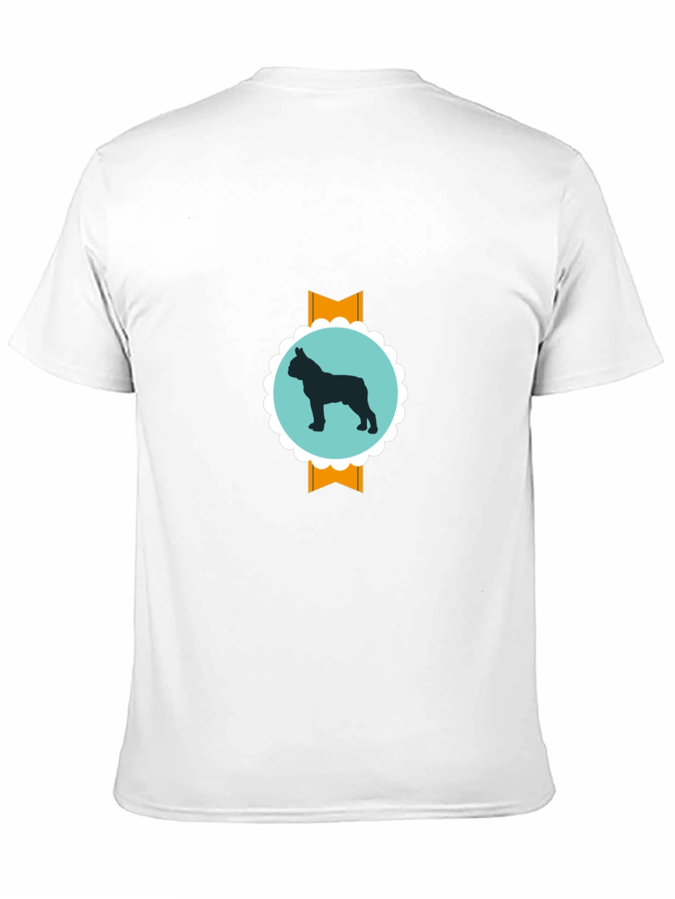 Dog Silhouette Graphic Tee - Modern Casual Style