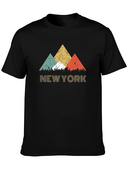 Retro New York Mountain Graphic Tee
