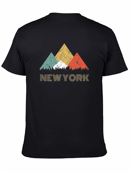 Retro New York Mountain Graphic Tee