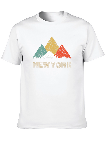 Retro New York Mountain Graphic Tee