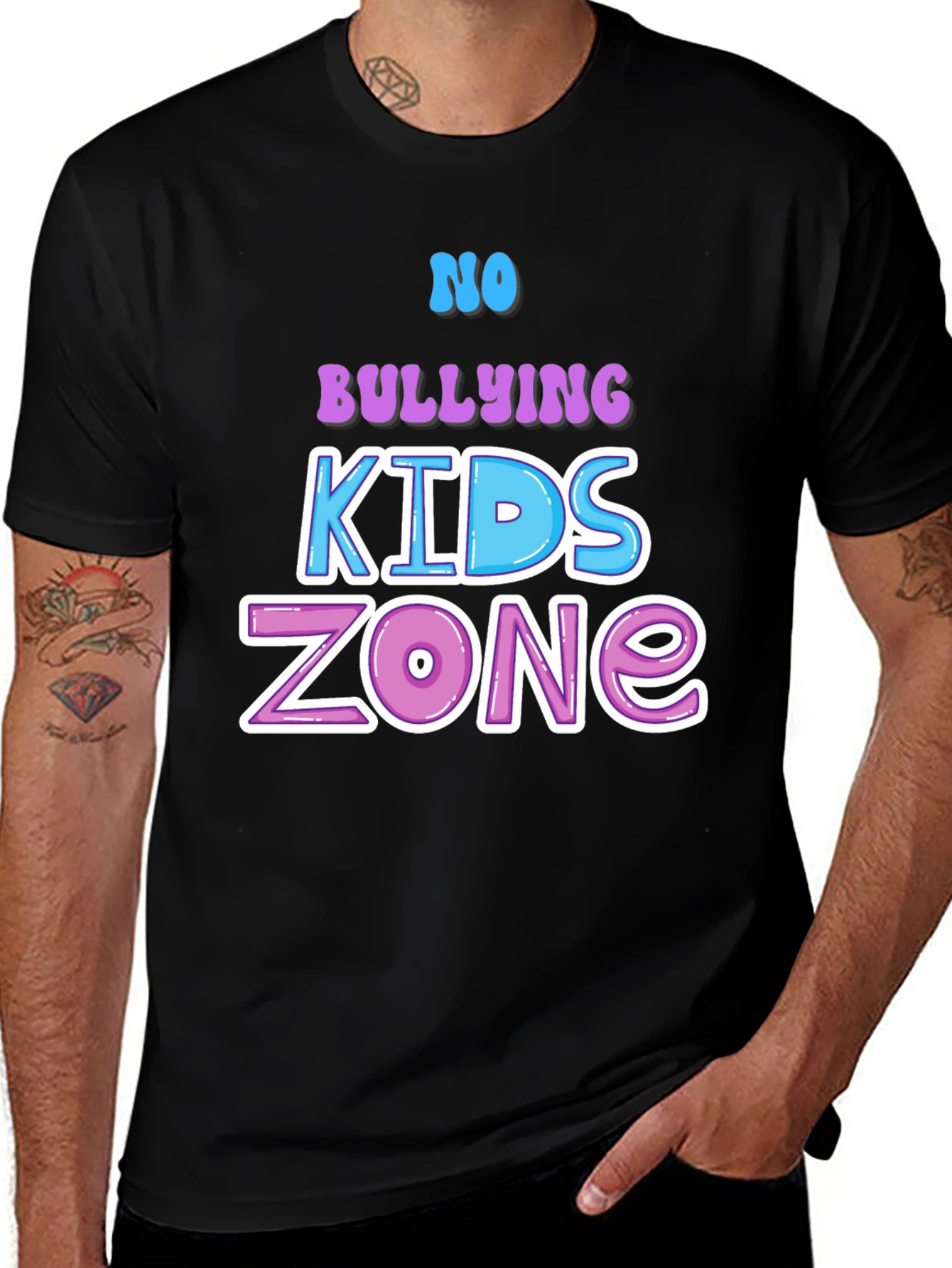 No Bullying Kids Zone Graphic Tee