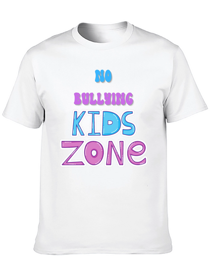 No Bullying Kids Zone Graphic Tee