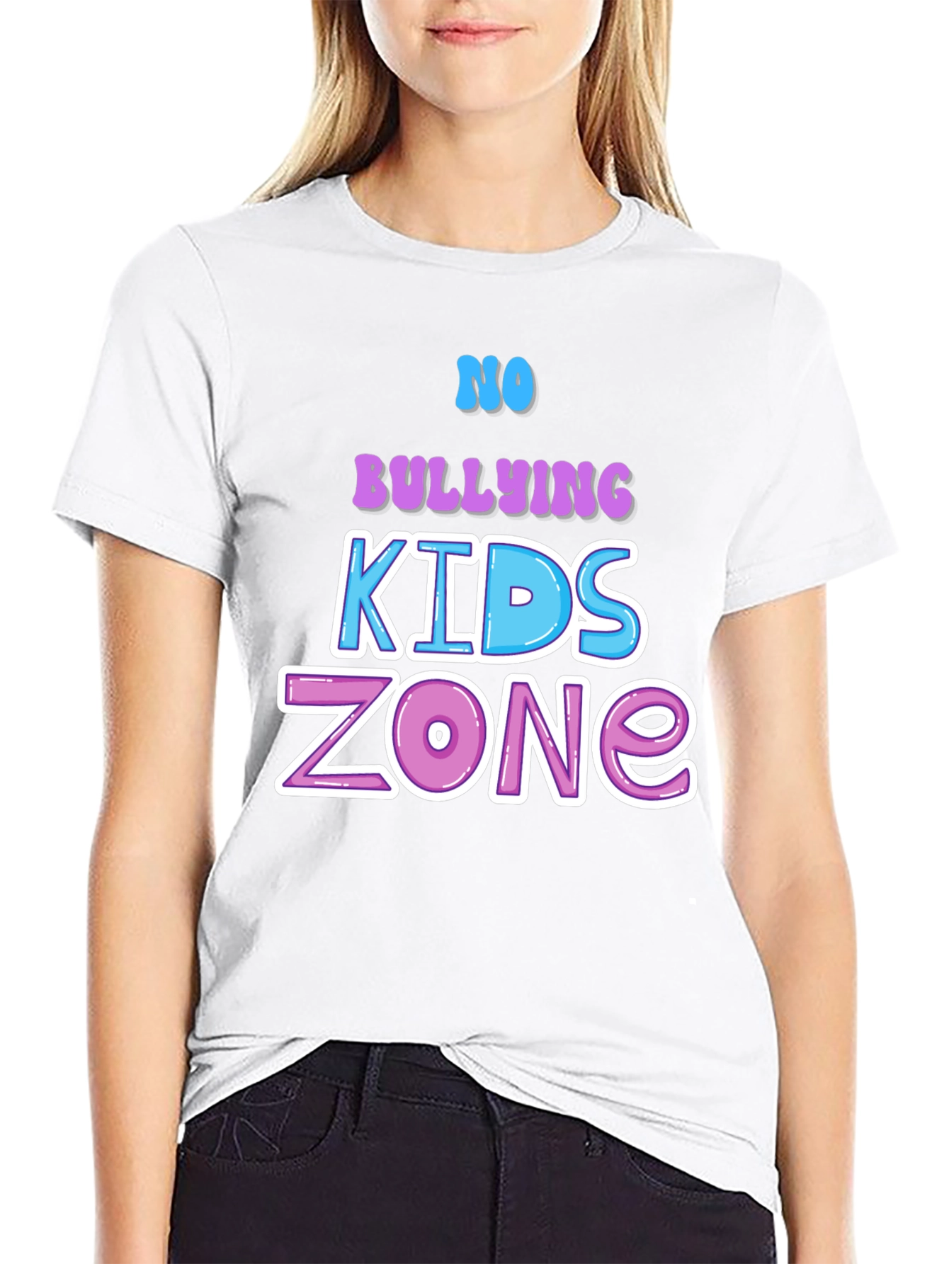 No Bullying Kids Zone Graphic Tee
