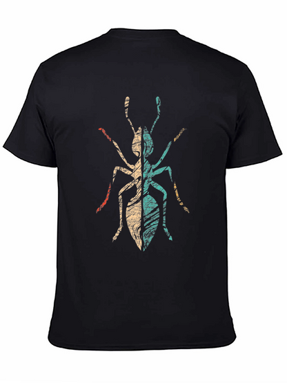 Retro Ant Graphic Tee - Black