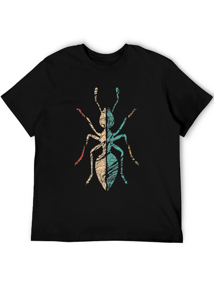 Retro Ant Graphic Tee - Black