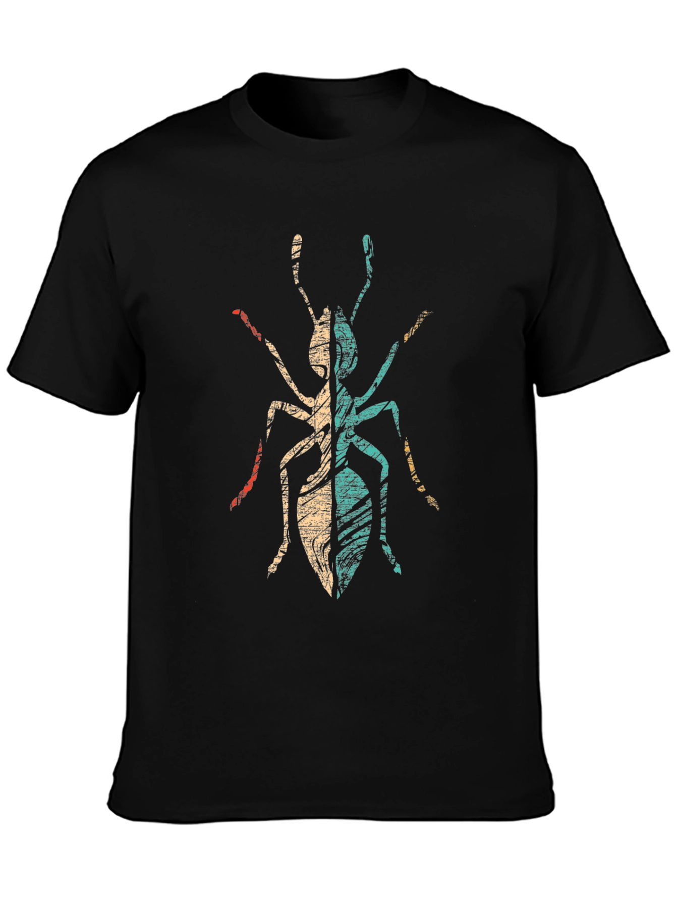 Retro Ant Graphic Tee - Black