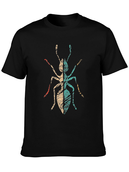 Retro Ant Graphic Tee - Black
