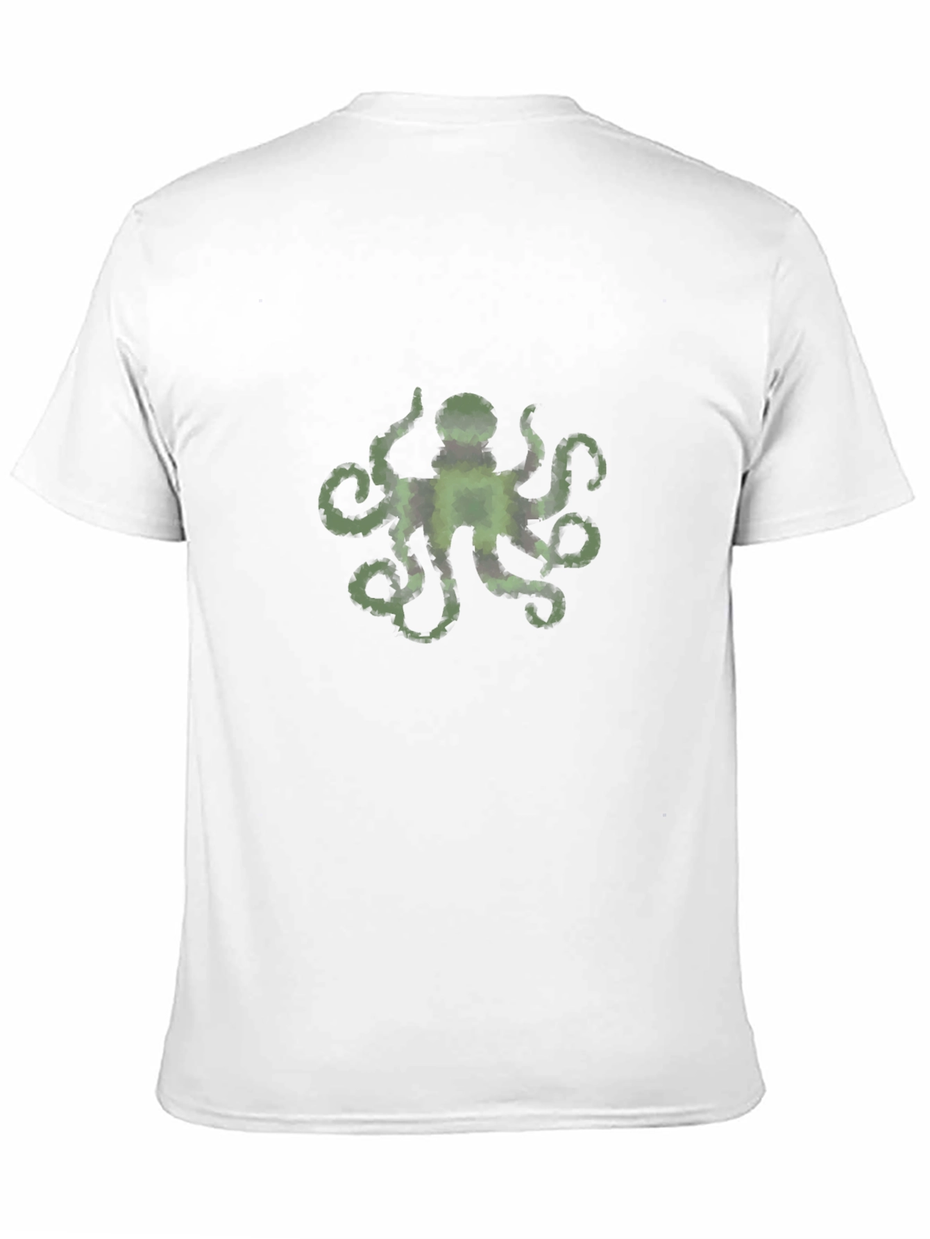 Mens Black Octopus Graphic Tee