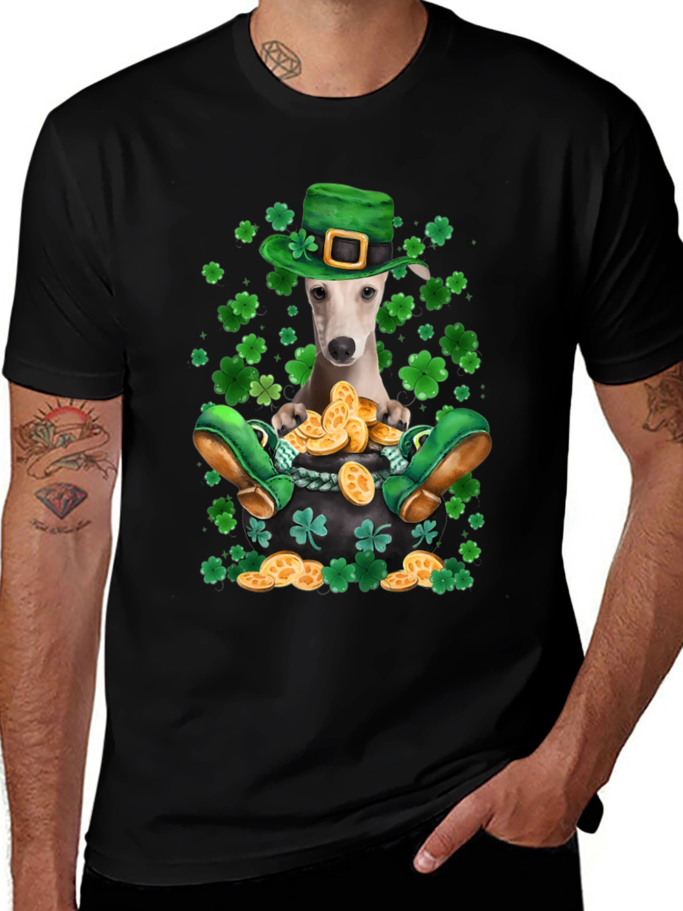St. Patricks Day Dog T-Shirt