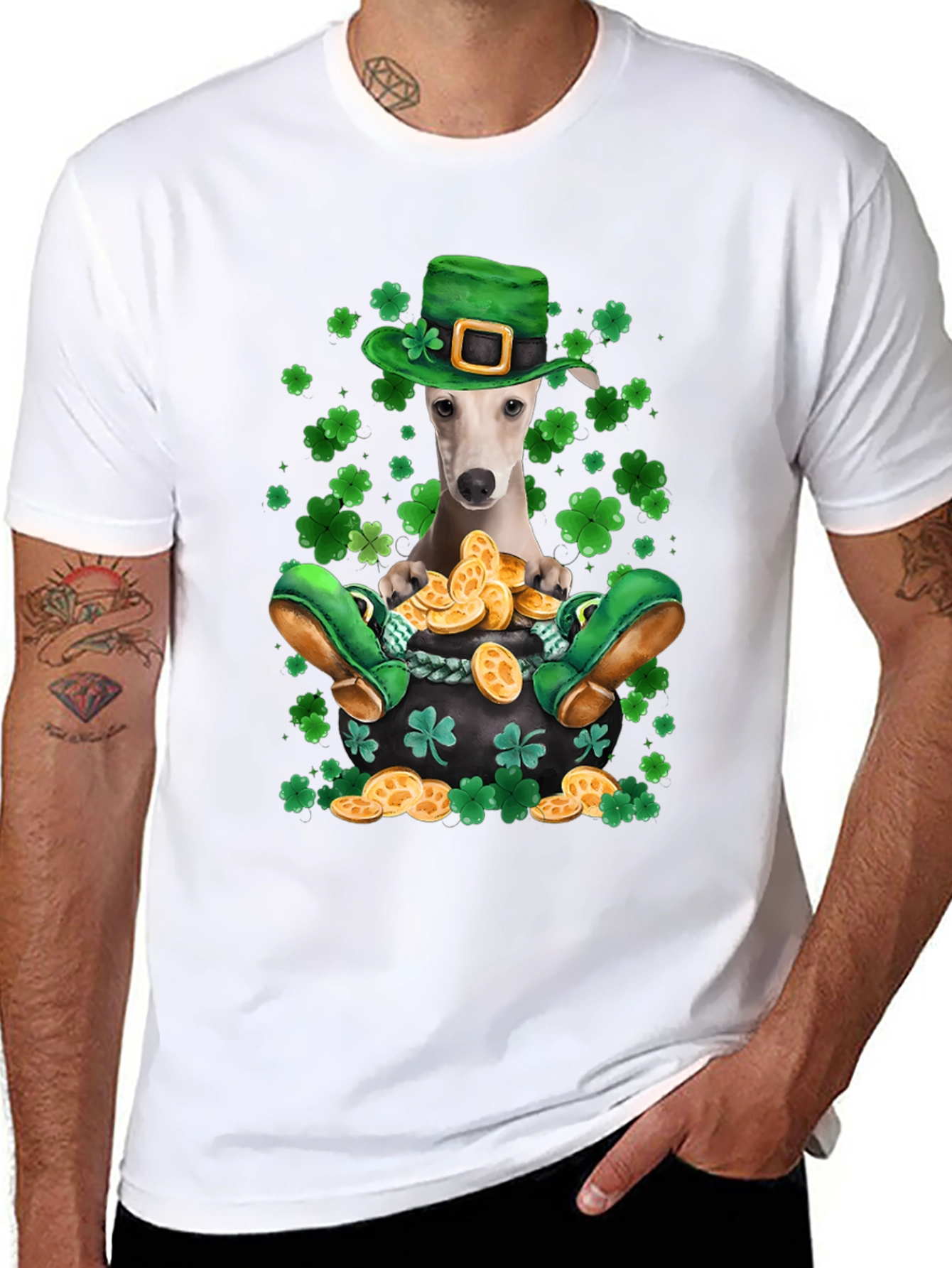 St. Patricks Day Dog T-Shirt