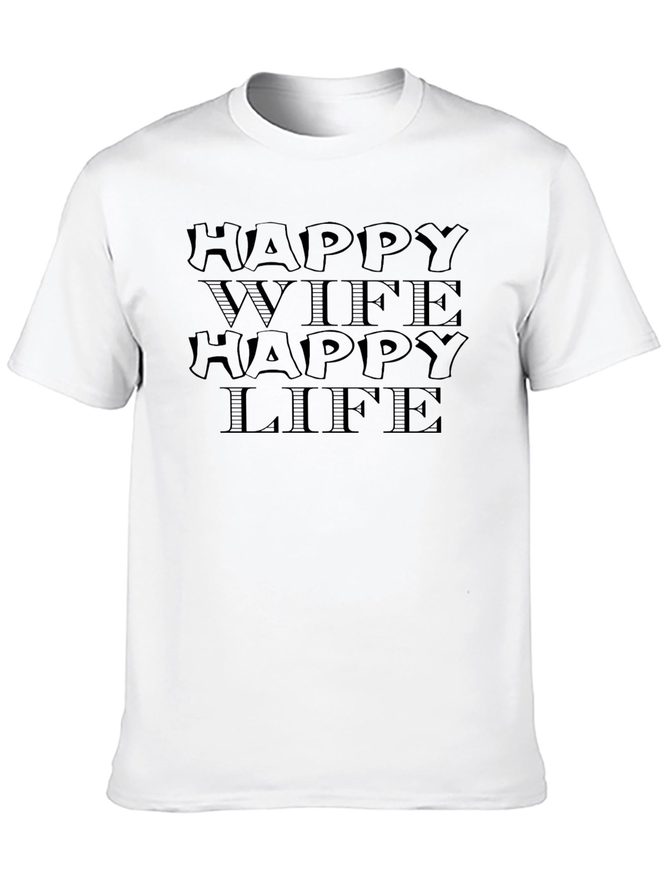 Happy Wife Happy Life Graphic Tee