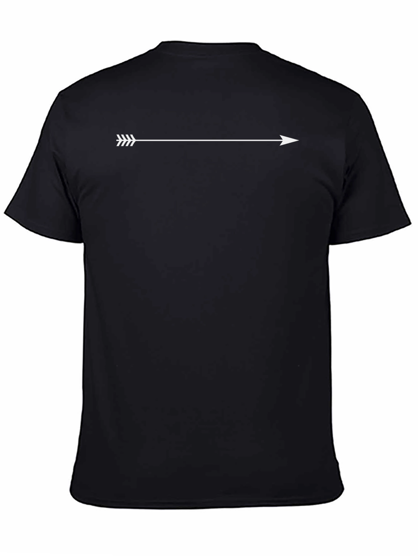 Mens Arrow Graphic Tee - Classic Black Casual Top