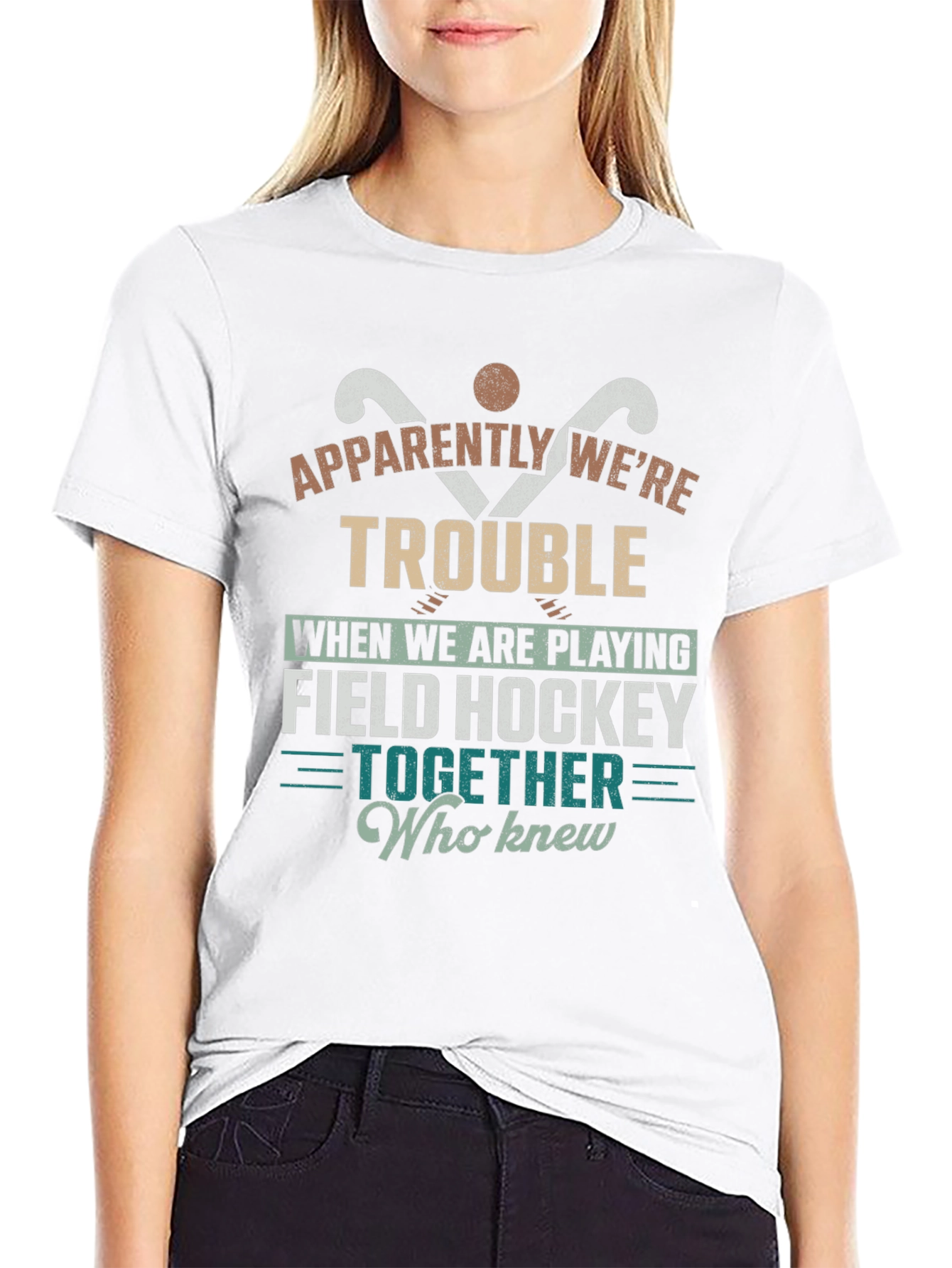 Field Hockey Trouble T-Shirt