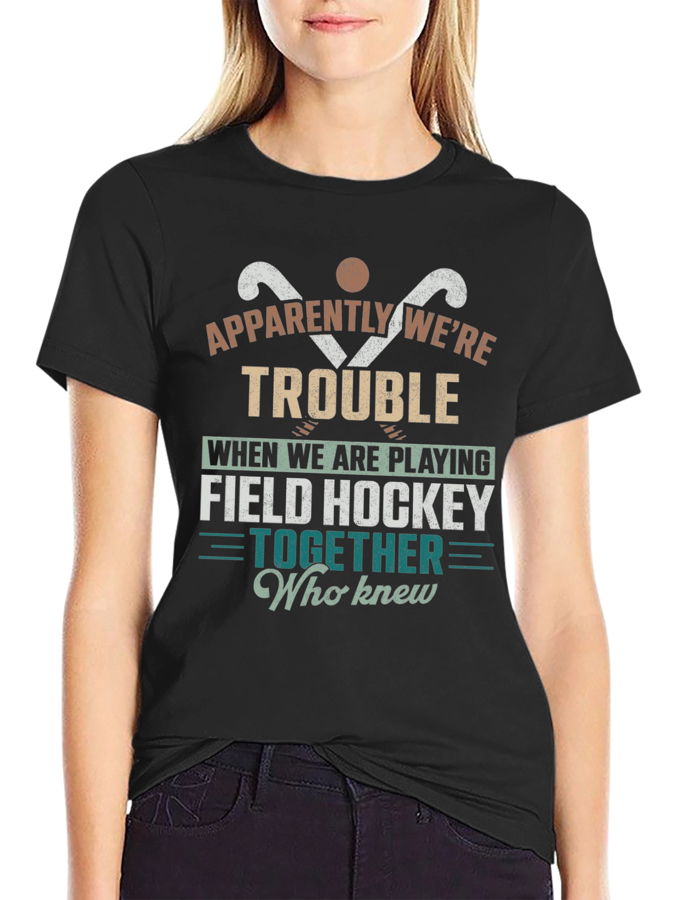 Field Hockey Trouble T-Shirt