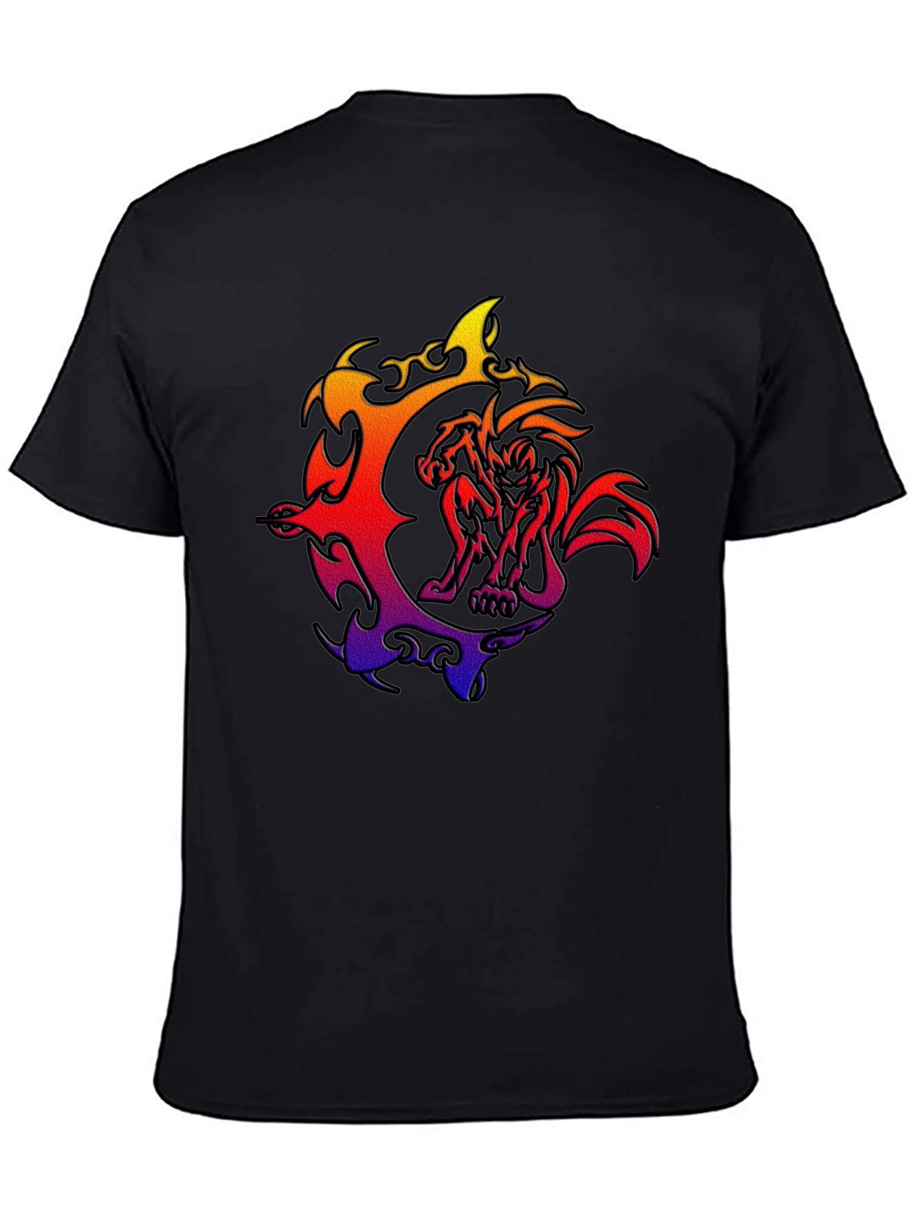 Fiery Beast Graphic T-Shirt - Bold Style
