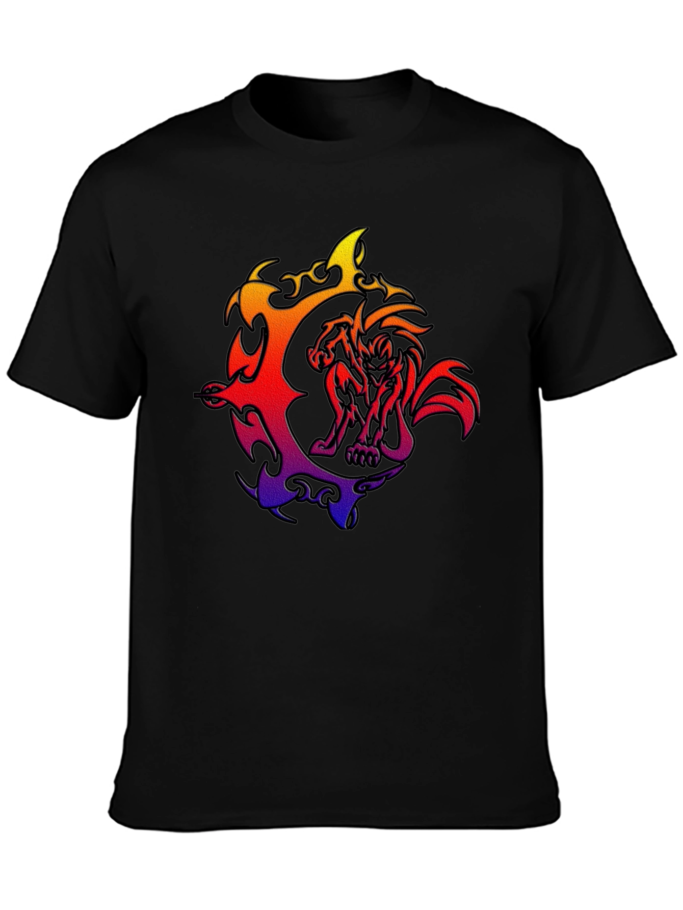 Fiery Beast Graphic T-Shirt - Bold Style