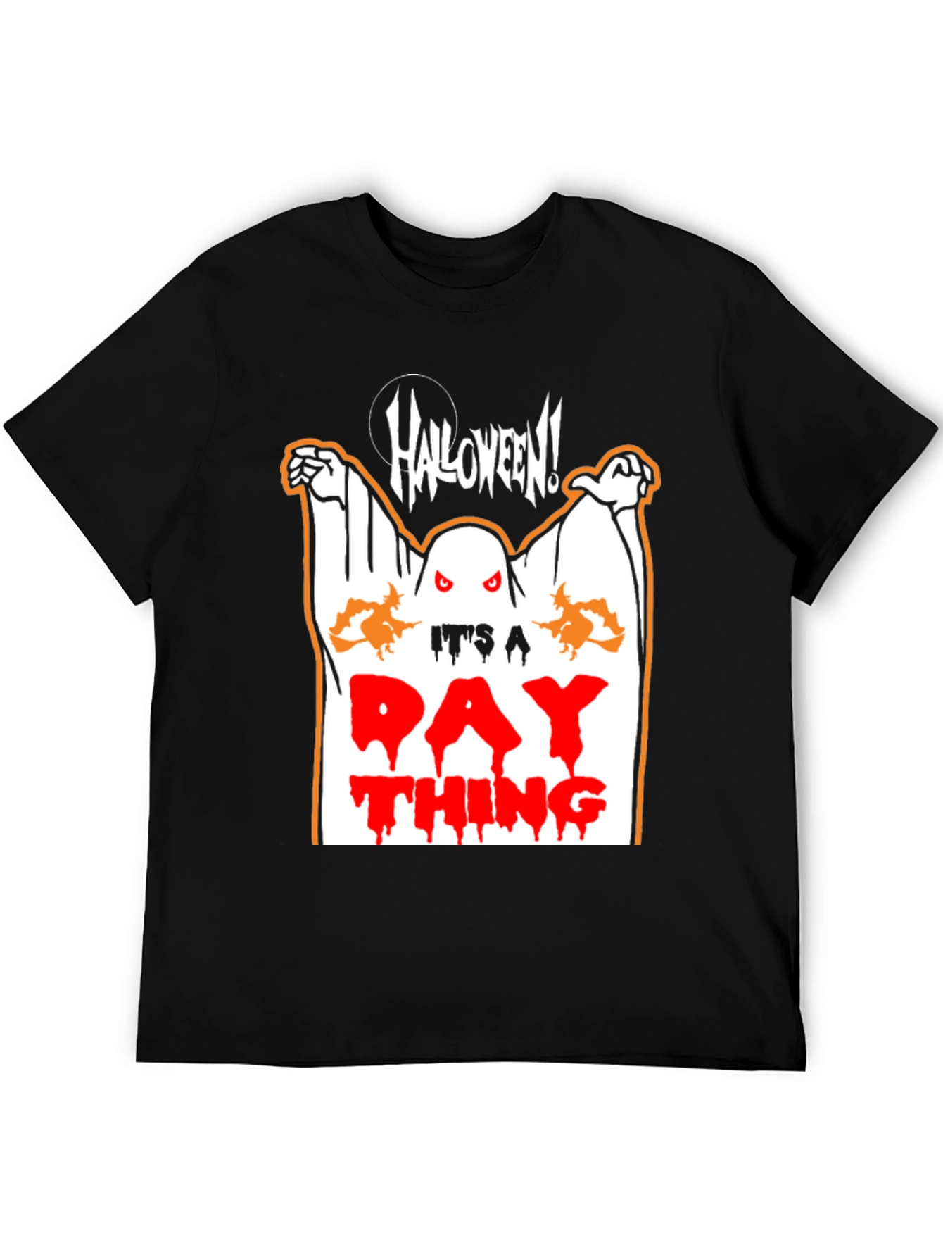 Halloween Ghost Graphic Tee - Its a Day Thing!