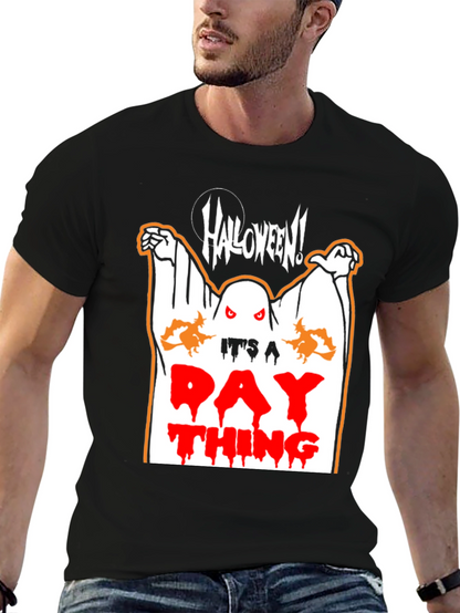 Halloween Ghost Graphic Tee - Its a Day Thing!